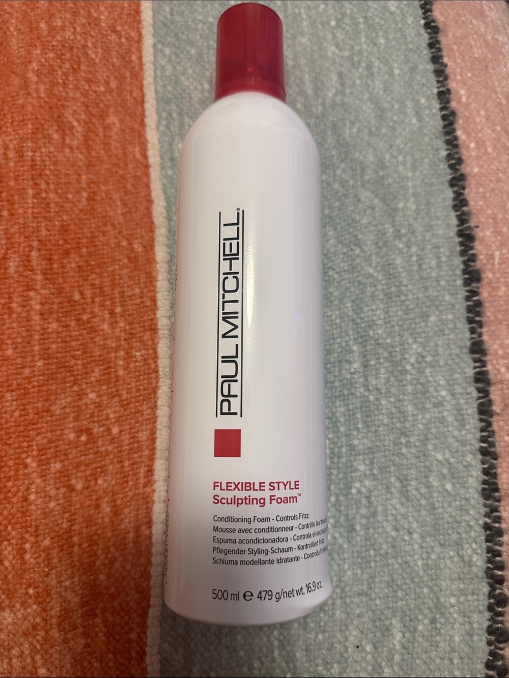 Paul Mitchell Flexible Style Sculpting Foam - White & Red